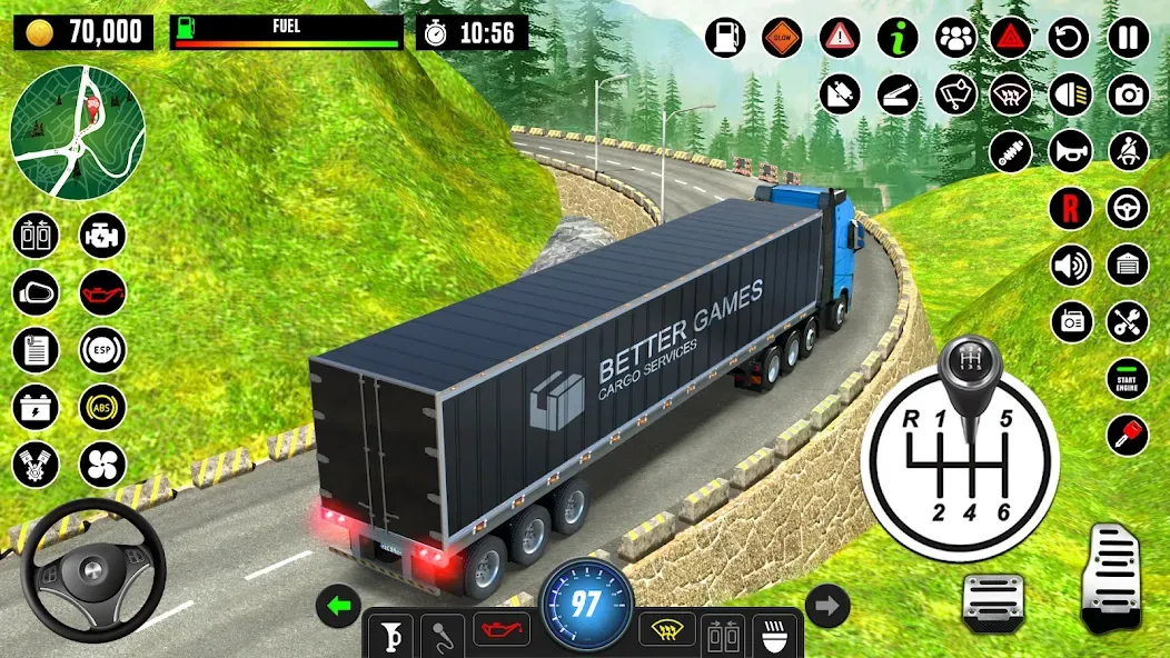 Truck Games - Driving School  [МОД Бесконечные деньги] Screenshot 3