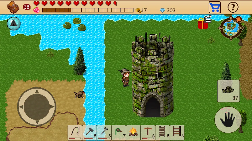 Survival RPG: Open World Pixel (Сурвайвл РПГ)  [МОД Unlimited Money] Screenshot 3