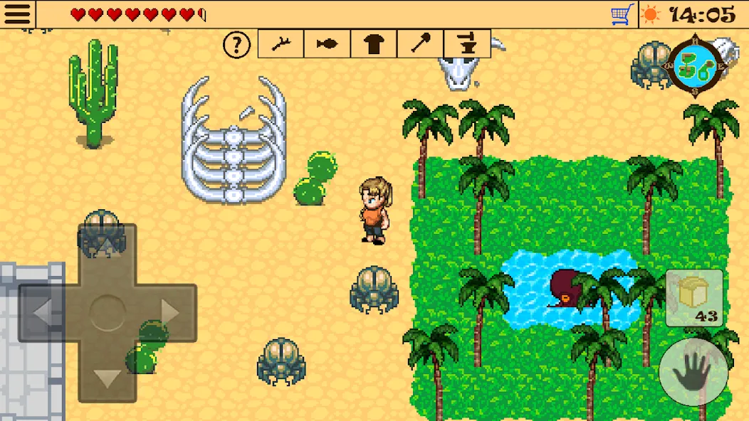 Survival RPG 2:Temple Ruins 2D (Сурвивал РПГ 2)  [МОД Unlocked] Screenshot 1