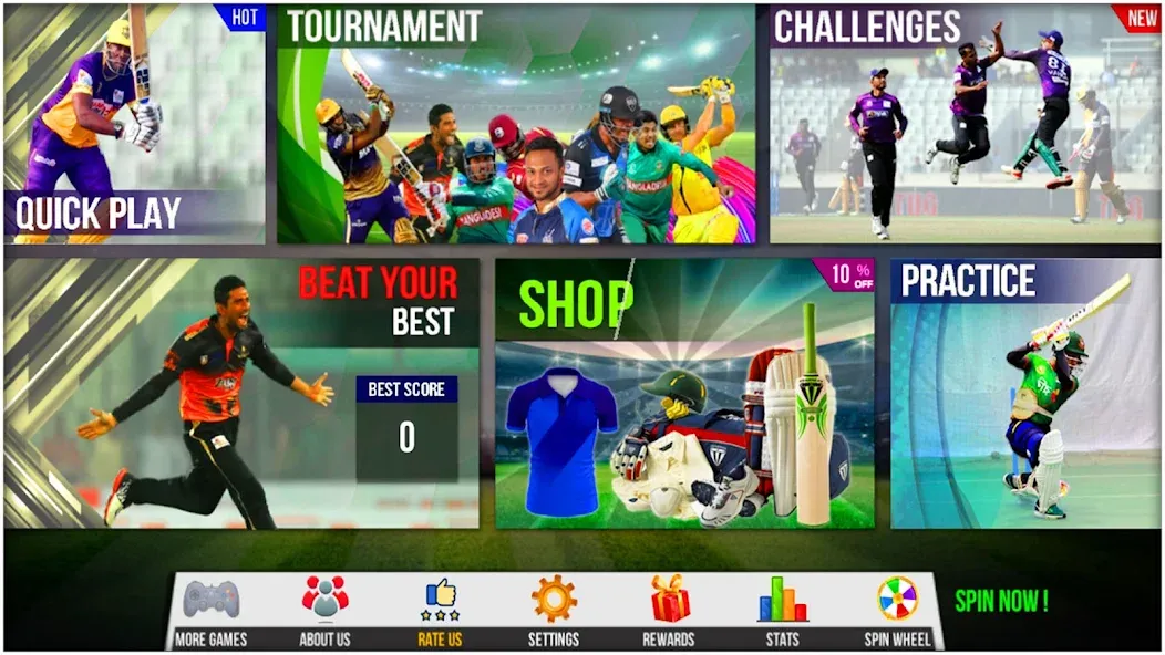 Bangladesh Cricket T20 Game (Бангладеш Крикет Лиг)  [МОД Бесконечные монеты] Screenshot 4