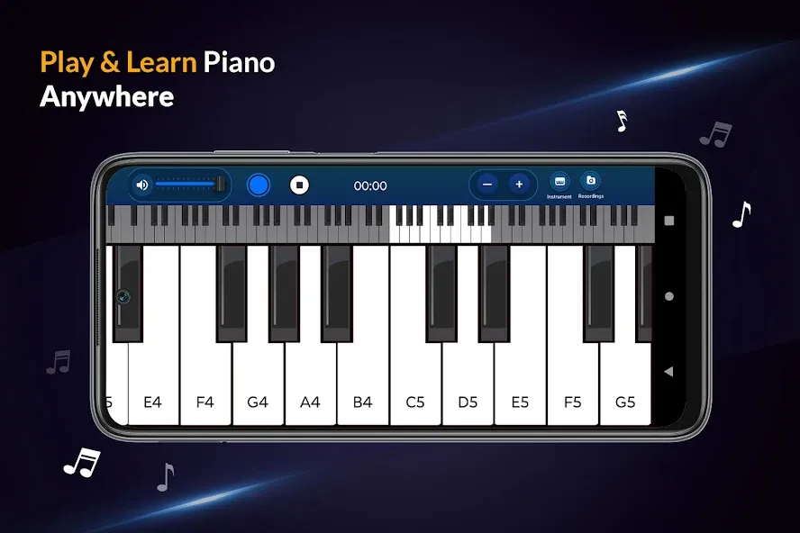 Real Piano Keyboard  [МОД Бесконечные деньги] Screenshot 1