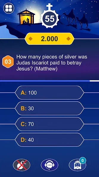 Daily Bible Trivia: Quiz Games  [МОД Menu] Screenshot 4