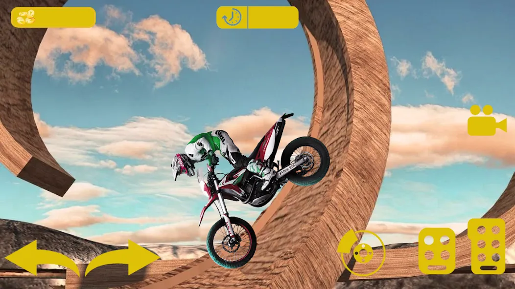 Bike stunt 3d games-Bike games  [МОД Бесконечные монеты] Screenshot 2