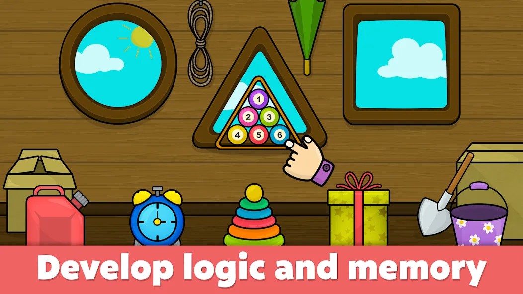 Baby Games: Shapes and Colors  [МОД Бесконечные деньги] Screenshot 3