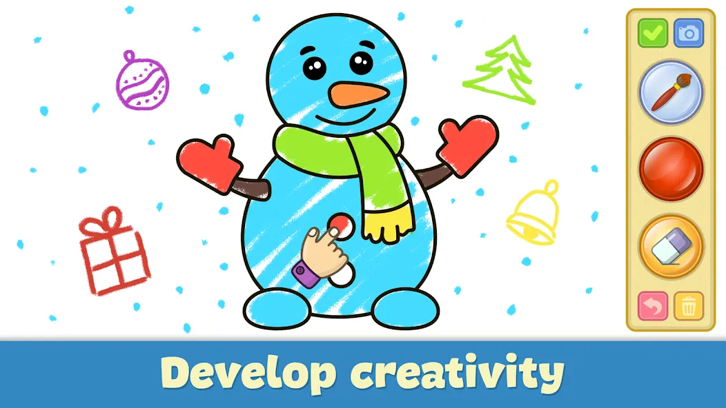 Kids Coloring & Drawing Games  [МОД Бесконечные монеты] Screenshot 3