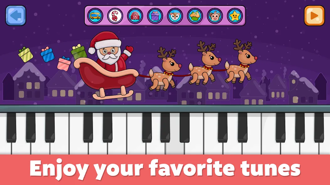 Baby Piano: Kids Music Games  [МОД Menu] Screenshot 1