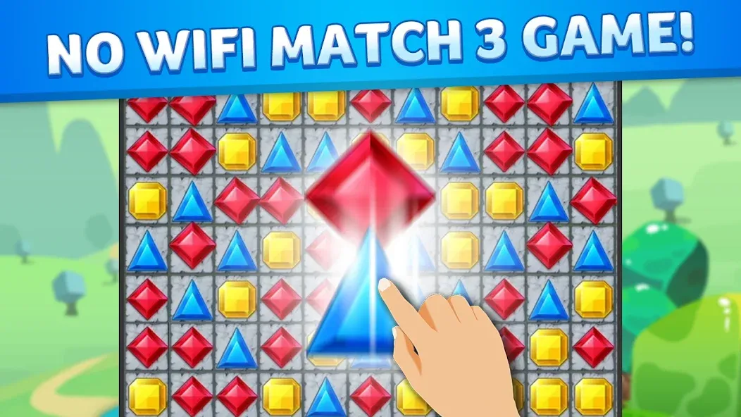 Jewel Match King  [МОД Бесконечные монеты] Screenshot 1