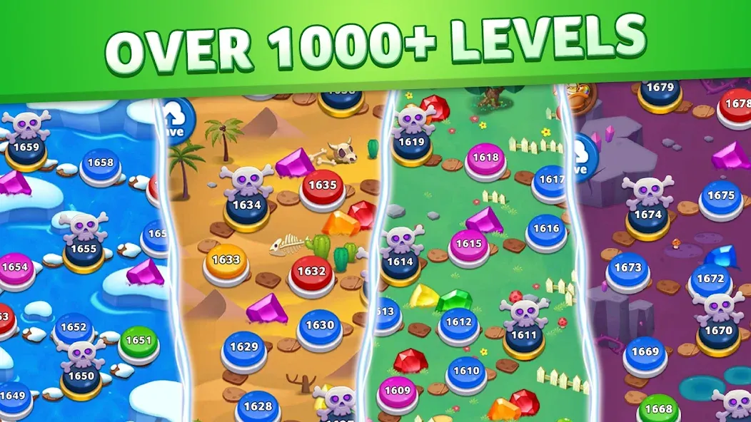 Jewel Match King  [МОД Бесконечные монеты] Screenshot 3