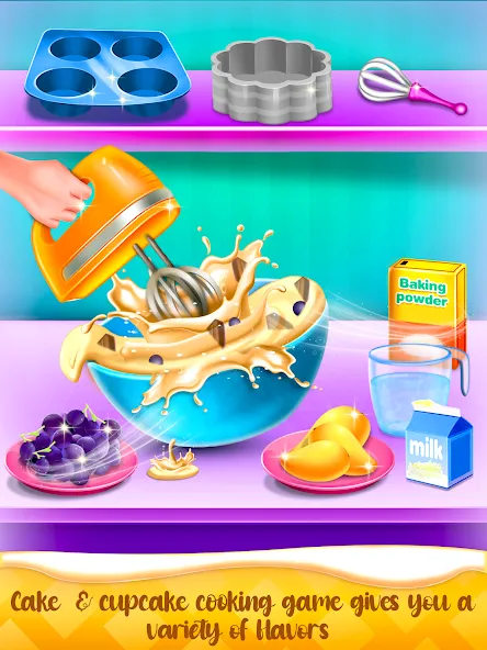 Cake Maker Cooking Cake Games (Кейк Мейкер кулинарные игры на приготовление тортов)  [МОД Mega Pack] Screenshot 4