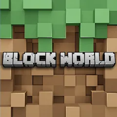 Взломанная Block World 3D: Craft & Build  [МОД Unlocked] - стабильная версия apk на Андроид