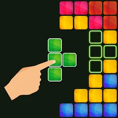 Взломанная Block Buster - Hex and Square  [МОД Меню] - последняя версия apk на Андроид