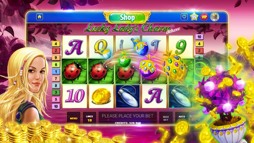 Bloom Boom Casino Slots Online (Блум Бум Казино Слоты Онлайн)  [МОД Много монет] Screenshot 3