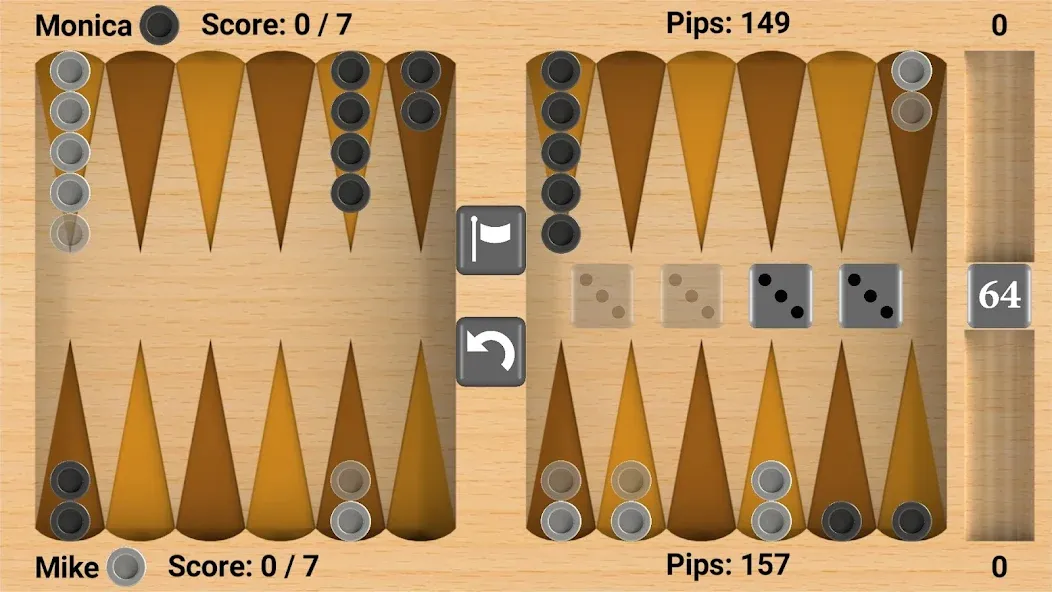 Bluetooth Backgammon  [МОД Бесконечные деньги] Screenshot 3