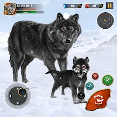 Взлом Wild Wolf Simulator Wolf Games  [МОД Все открыто] - последняя версия apk на Андроид