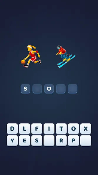 Emoji Quiz - Word game (Имоджи Квиз)  [МОД Много монет] Screenshot 4