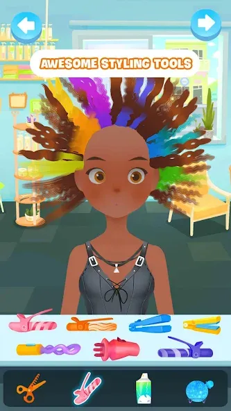 Hair salon games : Hairdresser  [МОД Unlocked] Screenshot 2