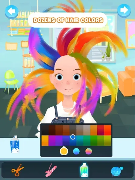 Hair salon games : Hairdresser  [МОД Unlocked] Screenshot 5