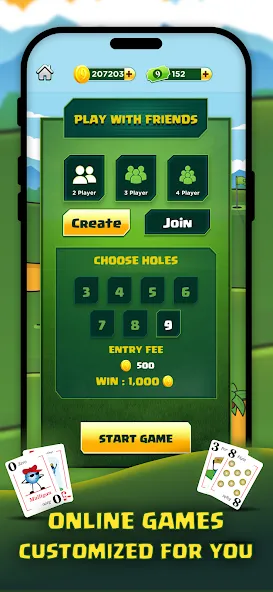 Play Nine: Golf Card Game (Плей Найн)  [МОД Mega Pack] Screenshot 5