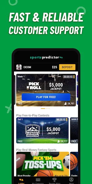 Sports Predictor: Fantasy Game (Спорт Прогнозист)  [МОД Unlimited Money] Screenshot 5