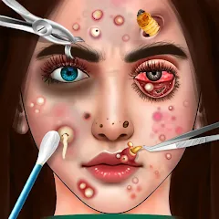 Взлом ASMR Doctor Makeup Salon games (АСМР)  [МОД Бесконечные деньги] - стабильная версия apk на Андроид