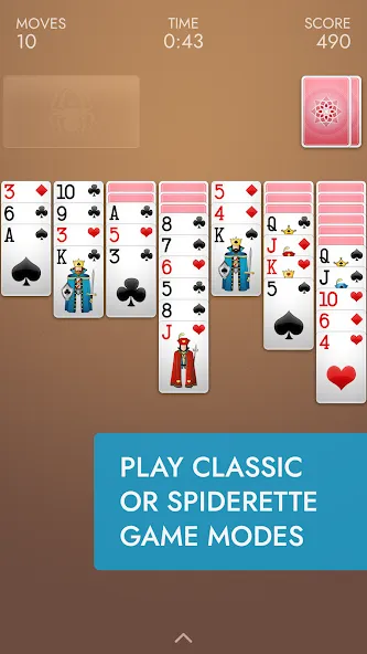 Spider Solitaire  [МОД Unlimited Money] Screenshot 5