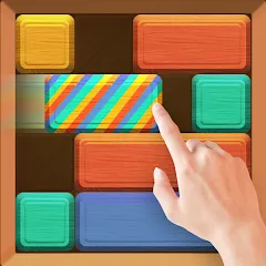 Скачать взломанную Falling Blocks: Sliding Puzzle (Фоллинг блоксы)  [МОД Бесконечные деньги] - стабильная версия apk на Андроид