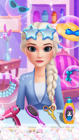 Hair Salon: Beauty Salon Game (Хэр Салон)  [МОД Меню] Screenshot 1