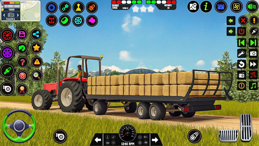 Indian Tractor Game Farming 3D  [МОД Все открыто] Screenshot 4