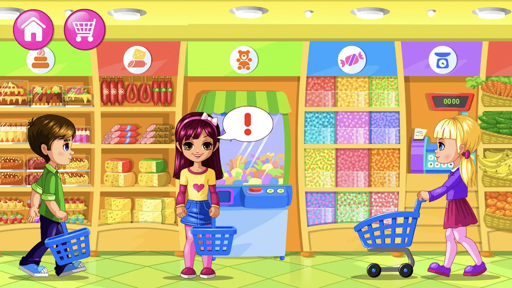 Supermarket Game  [МОД Бесконечные монеты] Screenshot 2