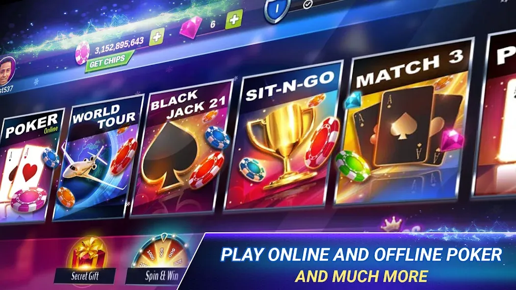 Poker Zmist - Offline & Online (Покер Змст)  [МОД Menu] Screenshot 2