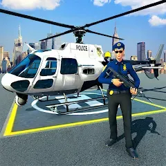 Скачать взлом Police Helicopter Chase Game  [МОД Unlocked] - стабильная версия apk на Андроид