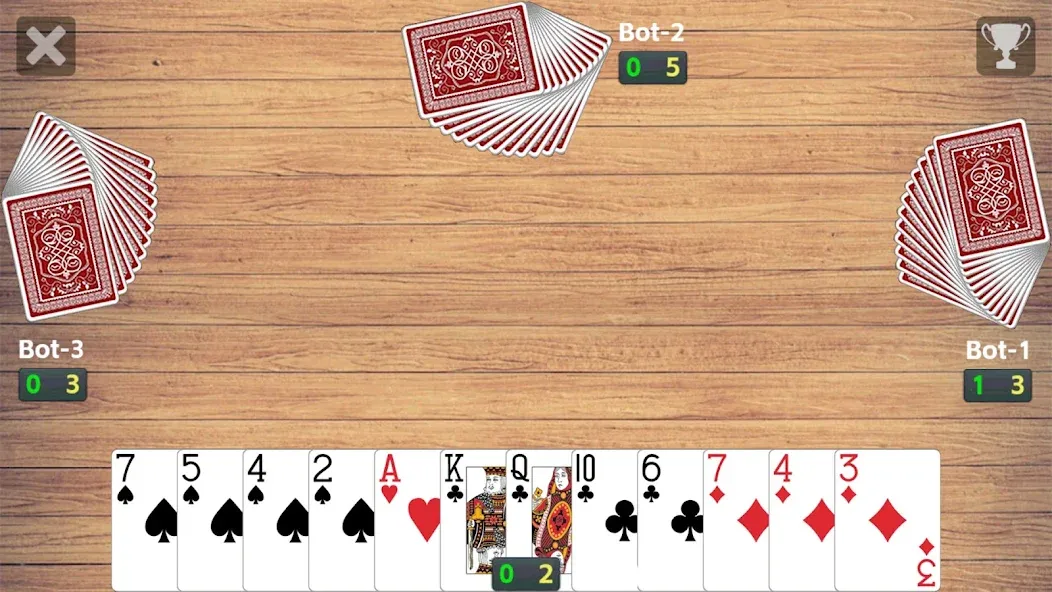 Callbreak League - Card Game (Колбрик Лига)  [МОД Много монет] Screenshot 3