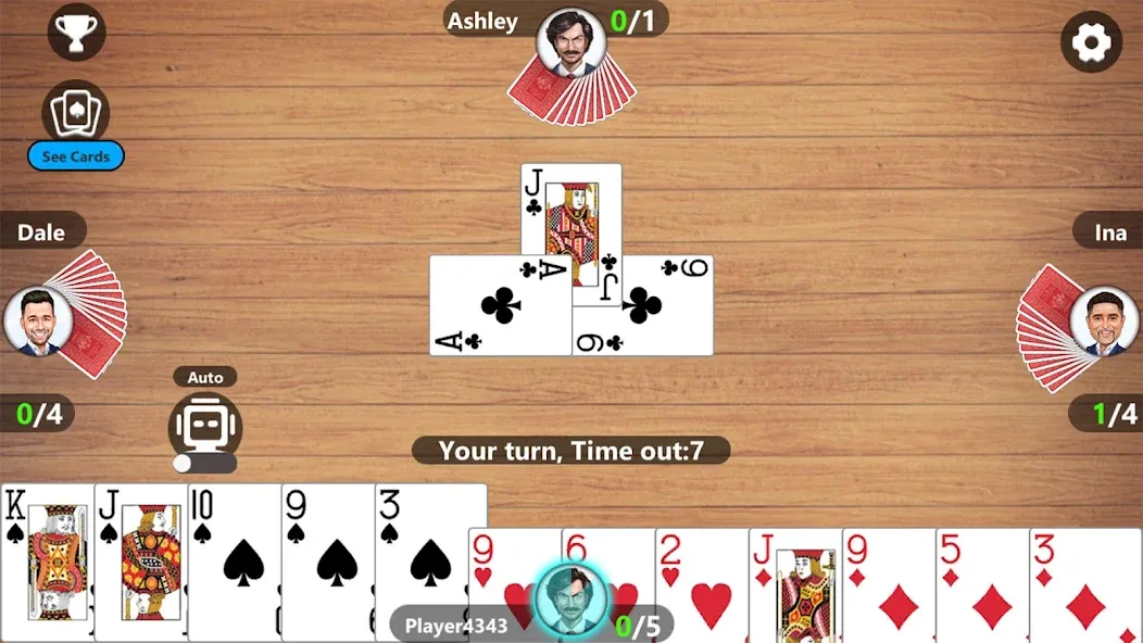 Callbreak Master 3 - Card Game  [МОД Все открыто] Screenshot 3