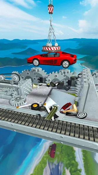 Car Crusher Kingdom (Кар Крашер Кингдом)  [МОД Много монет] Screenshot 1