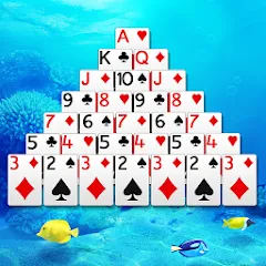 Взлом Pyramid Solitaire  [МОД Много монет] - последняя версия apk на Андроид