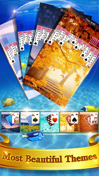 Spider Solitaire  [МОД Unlimited Money] Screenshot 4