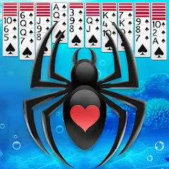 Скачать взломанную Spider Solitaire  [МОД Unlimited Money] - стабильная версия apk на Андроид