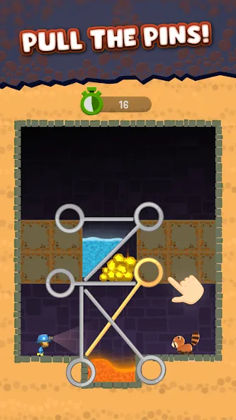 Mine Rescue: Gold Mining Games (Майн Рескью)  [МОД Unlimited Money] Screenshot 2