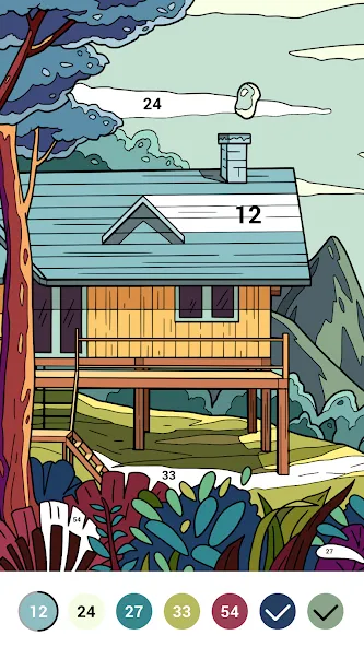 Casual Color - Color by Number  [МОД Много денег] Screenshot 3