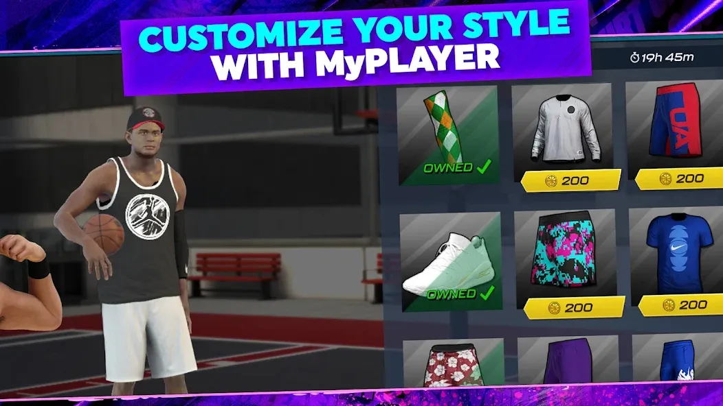 NBA 2K Mobile Basketball Game (НБА 2 Мобайл)  [МОД Все открыто] Screenshot 2