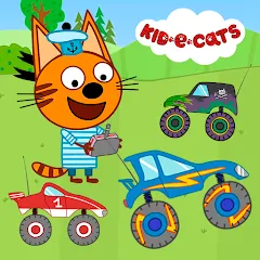 Взлом Kid-E-Cats: Kids Monster Truck  [МОД Много монет] - стабильная версия apk на Андроид