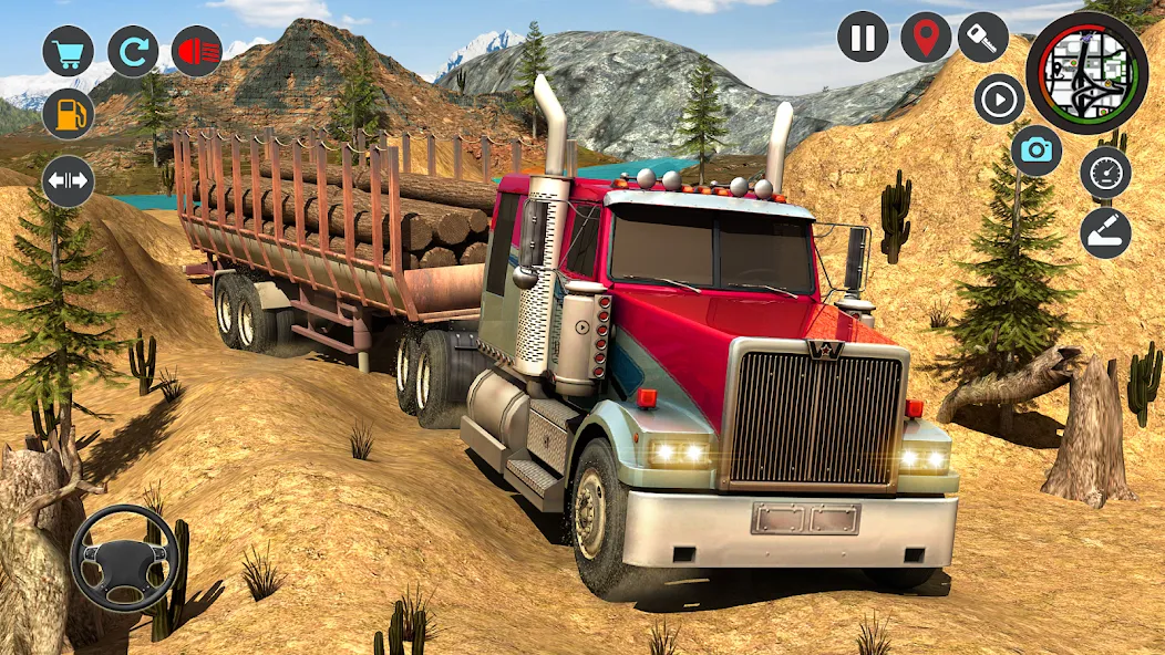 Transport Simulator Truck Game  [МОД Бесконечные деньги] Screenshot 1