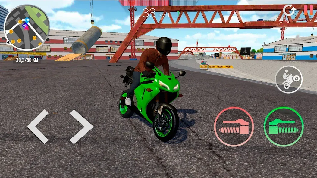 Motorcycle Real Simulator (Мотоцикл Реальный Симулятор)  [МОД Menu] Screenshot 5