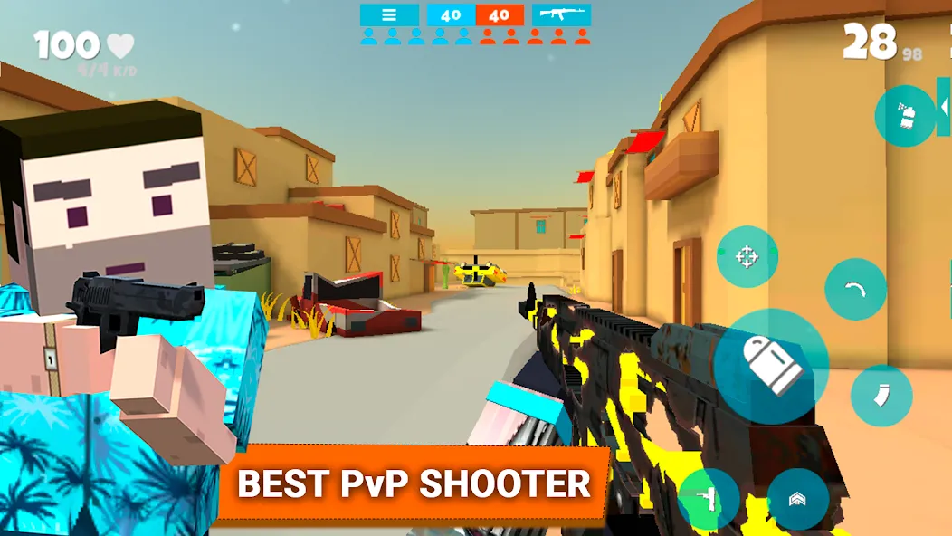 Fan of Guns: FPS Pixel Shooter (Фан оф Ганс)  [МОД Меню] Screenshot 1