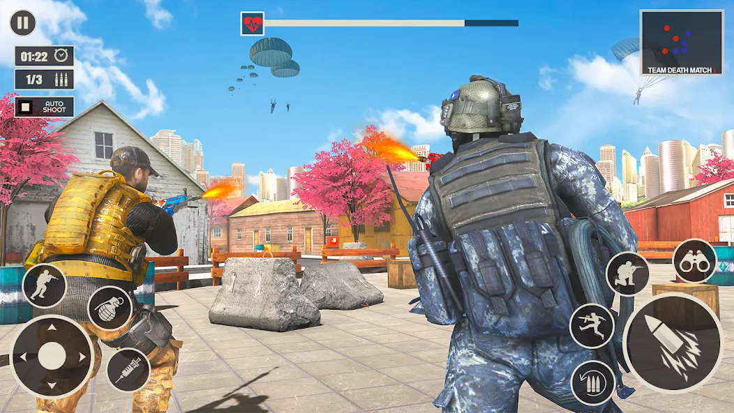 Offline War Shooting Games 3D  [МОД Бесконечные монеты] Screenshot 4