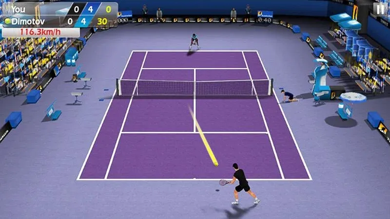 3D Tennis  [МОД Unlocked] Screenshot 4