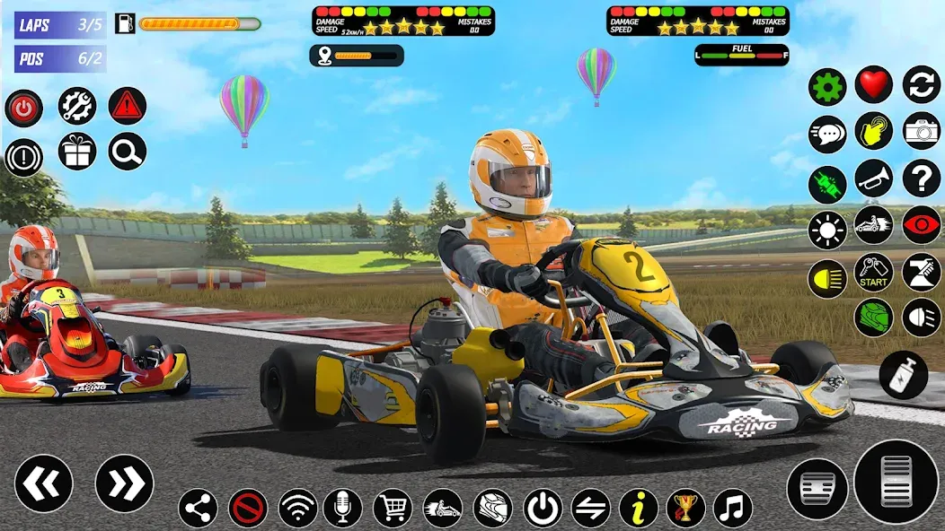 Buggy Race: Kart Racing Games  [МОД Бесконечные монеты] Screenshot 4