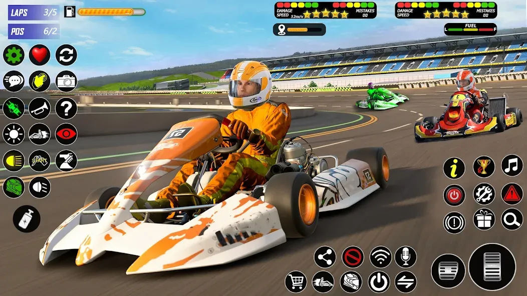 Buggy Race: Kart Racing Games  [МОД Бесконечные монеты] Screenshot 5