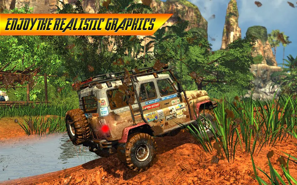 Offroad Jeep Driving Simulator  [МОД Много денег] Screenshot 5