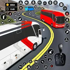 Скачать взлом Coach Bus Simulator: Bus Games (Коуч Бас Симулятор)  [МОД Все открыто] - полная версия apk на Андроид